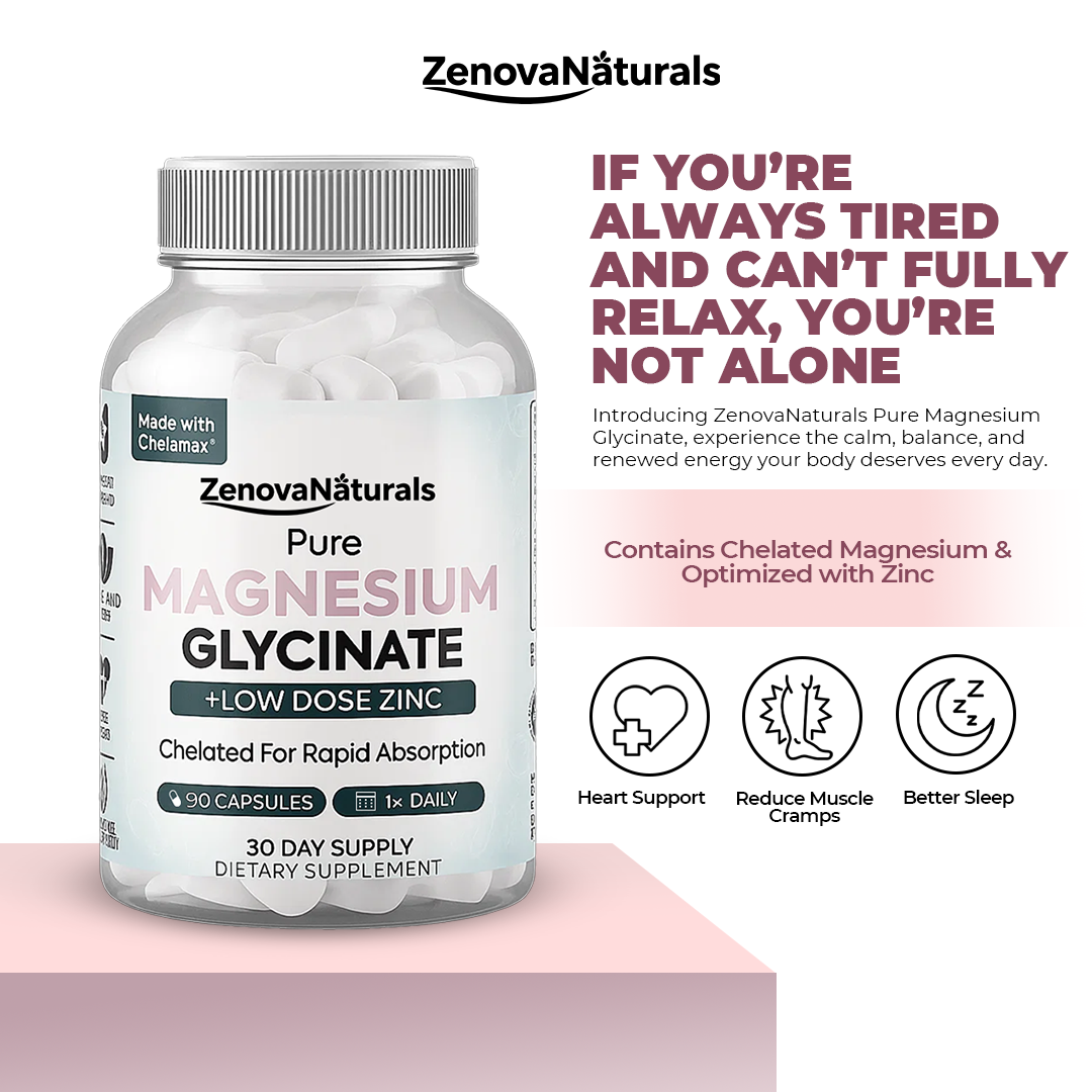 ZenovaNaturals Pure Magnesium Glycinate