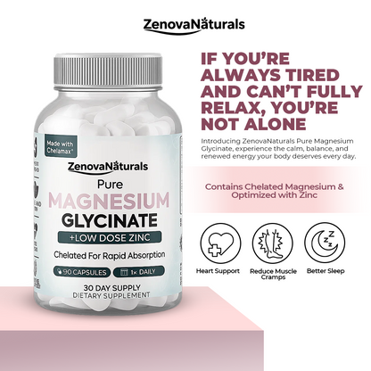 ZenovaNaturals Pure Magnesium Glycinate