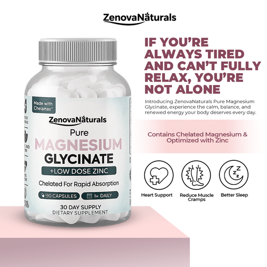 ZenovaNaturals Pure Magnesium Glycinate